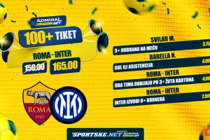AdmiralBet 100+ tiket - Veče Mileta Svilara i raspoloženi Barela za kvotu 165!